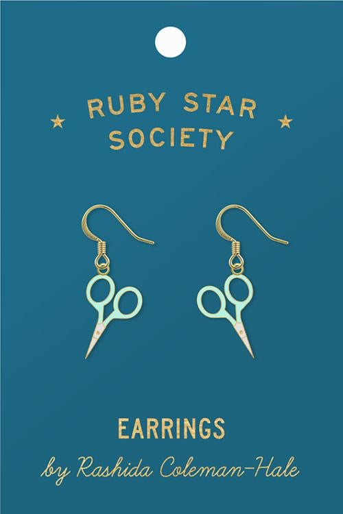 Boucles d'oreilles ciseaux Ruby Star Society RS7059
