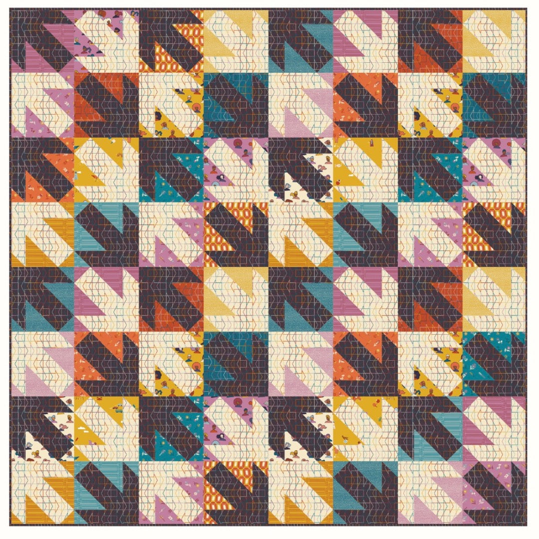 Dual Directions Quilt Kit featuring To and Fro by Rashida Coleman Hale