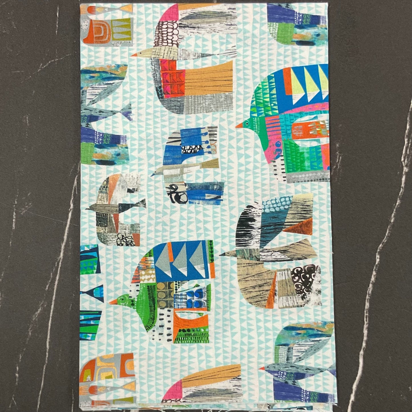 Flying South by Clare Youngs : On the Wing Turquoise PWCY003.TURQUOISE