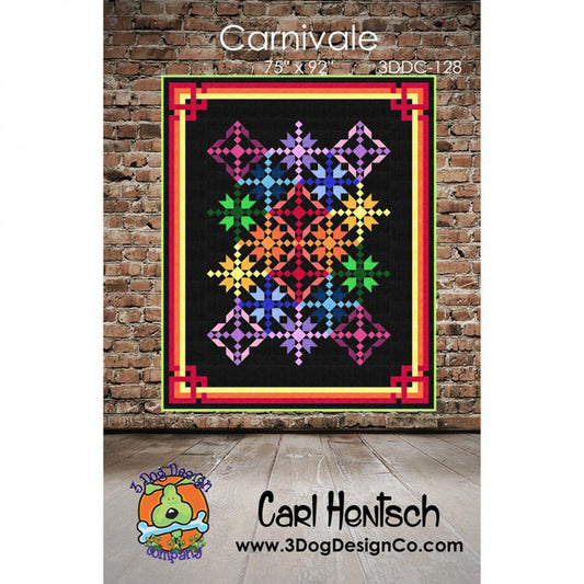 Carnivale Pattern by Carl Hentsch of 3 Dog Design Co. # CARNIVALE-O - Special Order