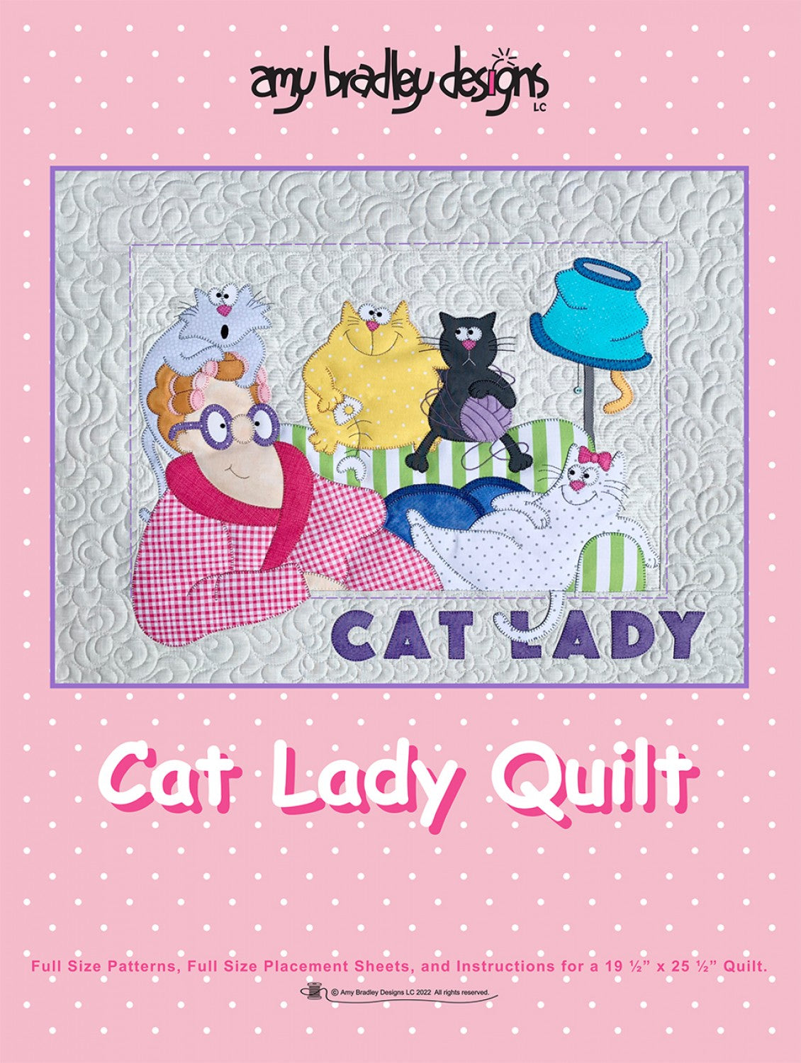 Cat Lady Quilt Pattern # ABD297 - Special Order