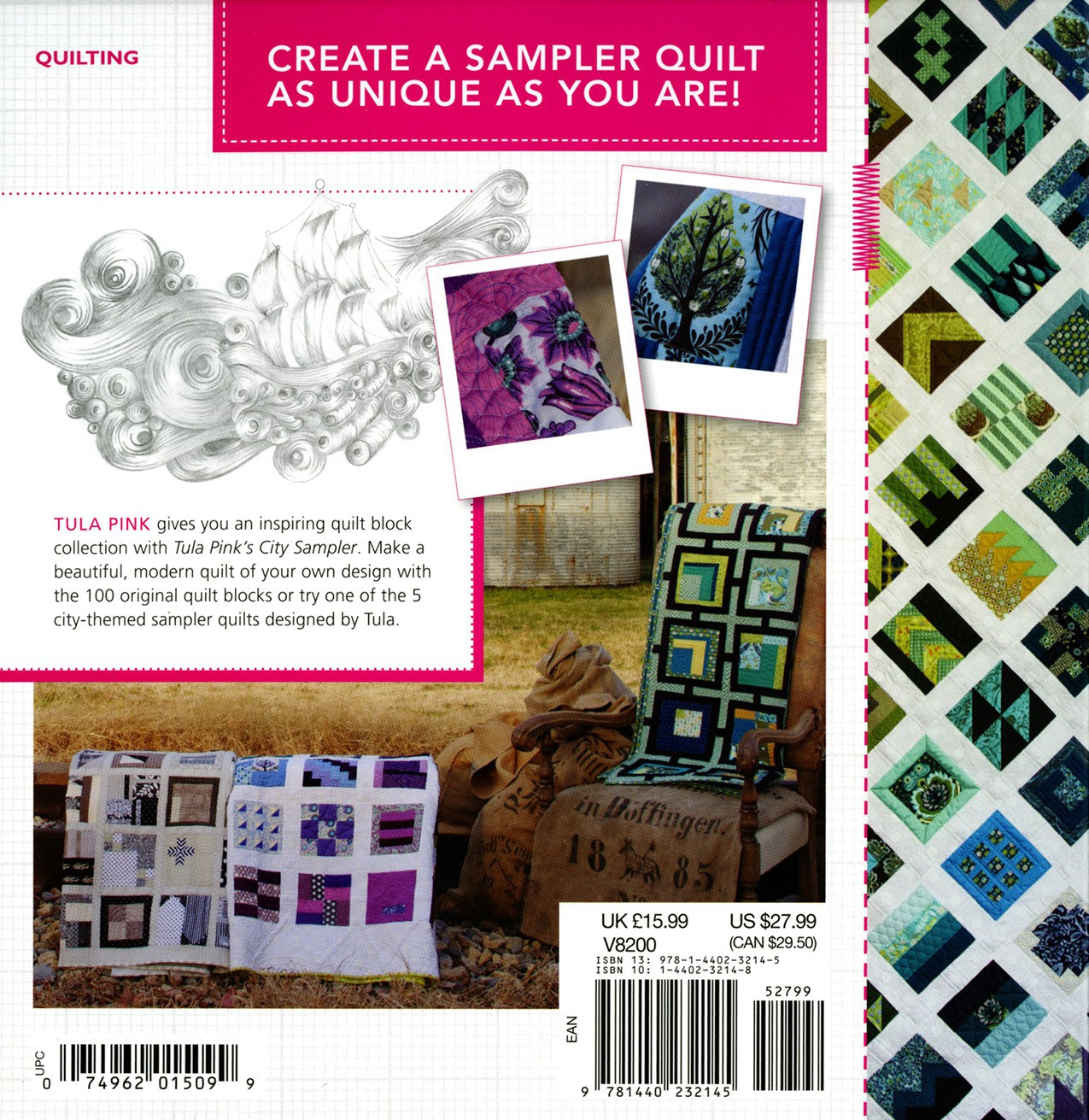 Tula Pink’s City Sampler 100 Modern Quilt Blocks