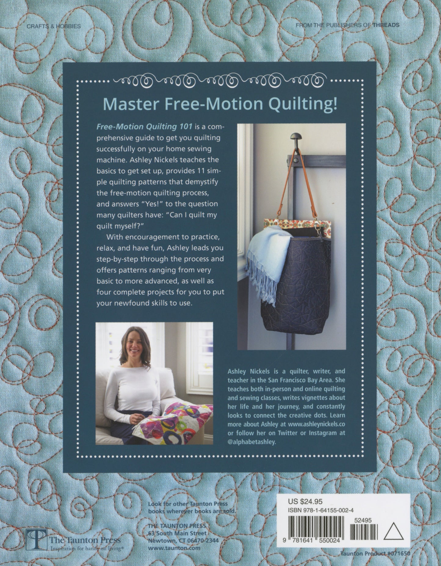 Free Motion Quilting 101 by Ashley Nickles