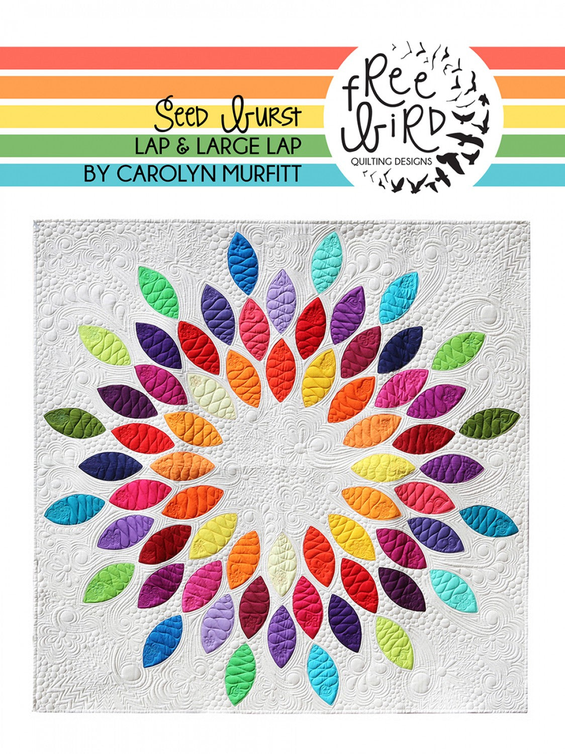 Seed Burst Pattern and Acrylic Template # CAFB003 - Special Order