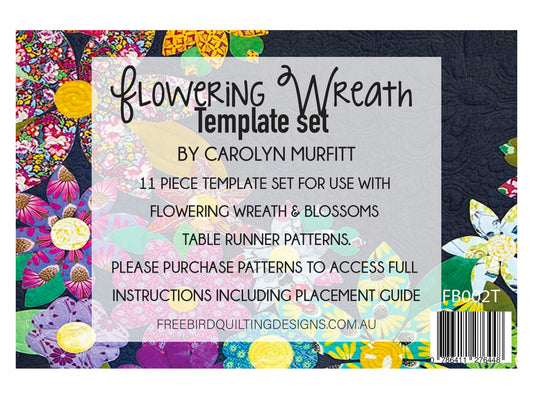 Flowering Wreath Template Set # CAFB002T - Special Order