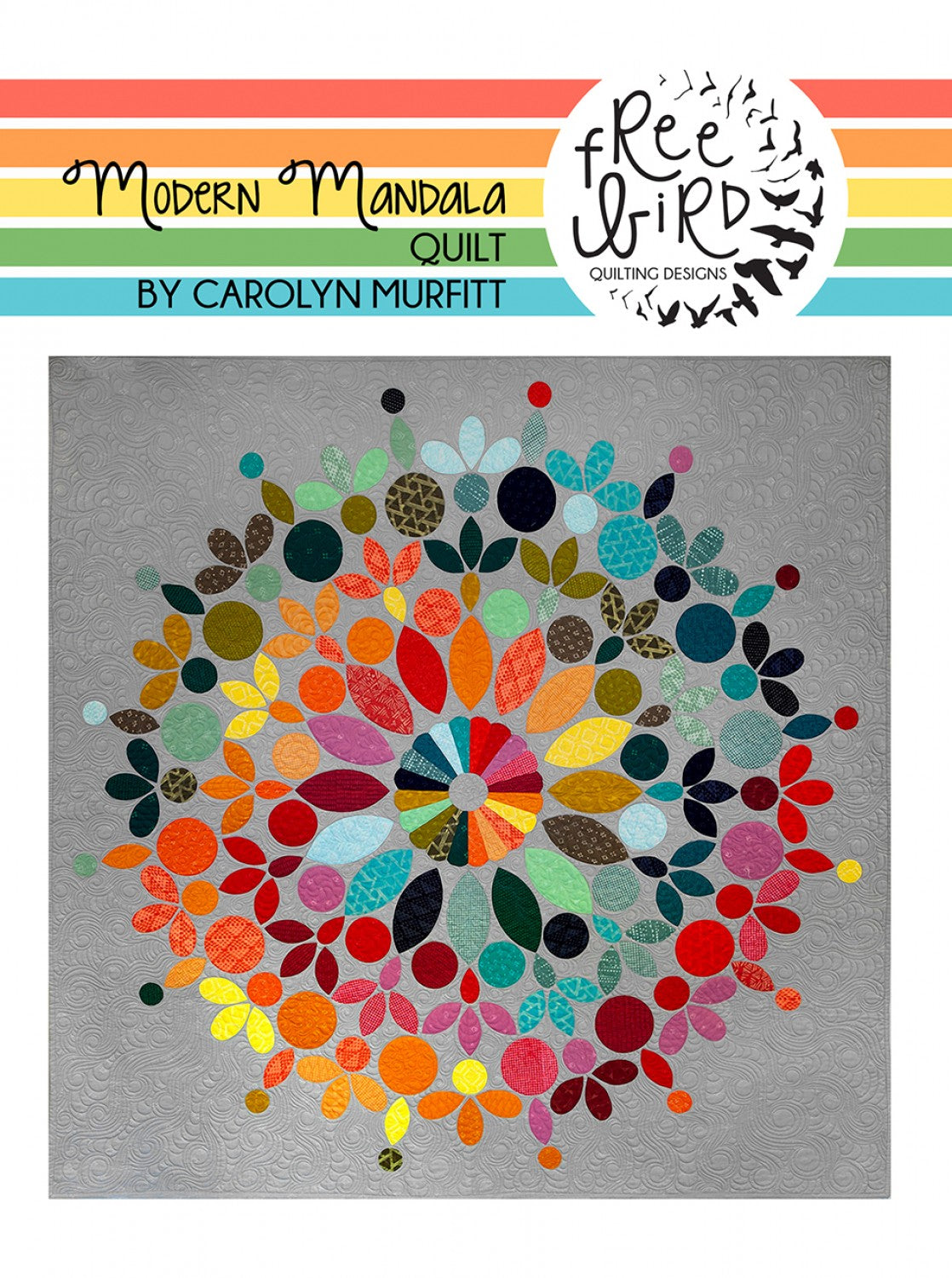 Modern Mandala Quilt # CAFB008 - Special Order