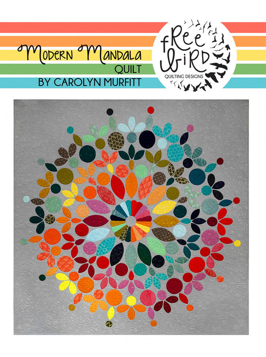 Modern Mandala Quilt # CAFB008 - Special Order