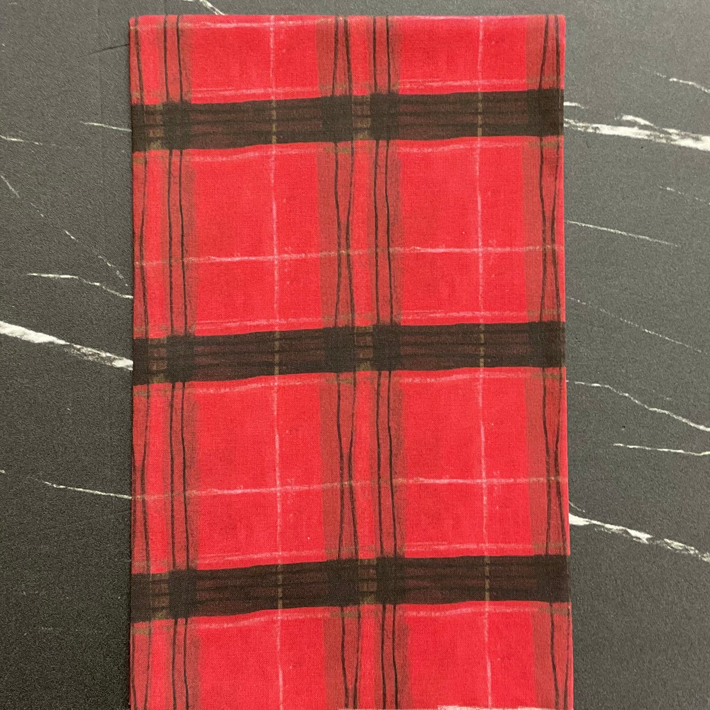 The Plaid One by Marcia Derse : Window Pane Plaid Barn Red 54922D-6