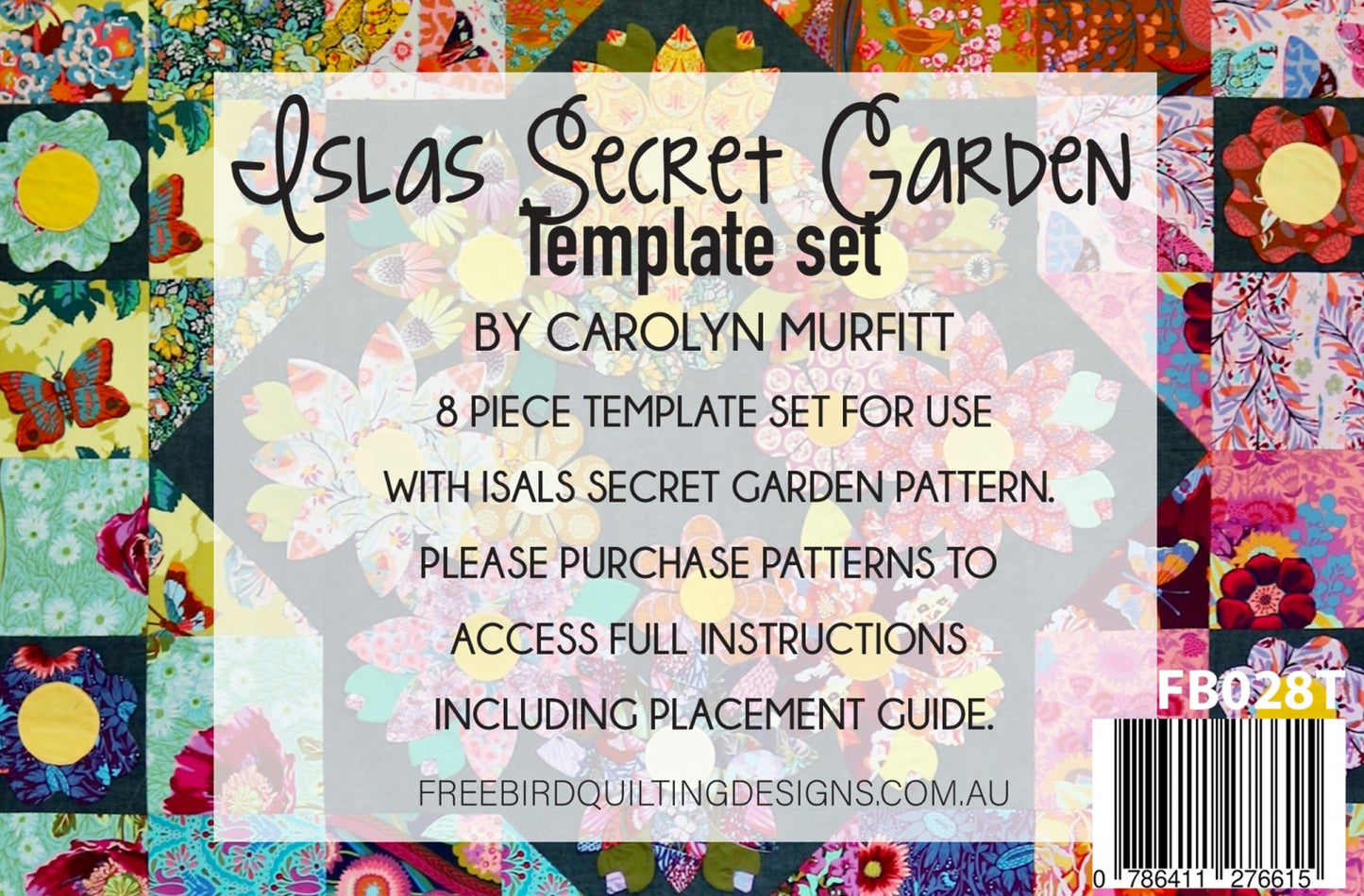 Islas Secret Garden Template Set # FB028T - Special Order