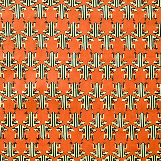 Charley Harper Discovery Place - Yellow Dart Frog Poplin CH-357