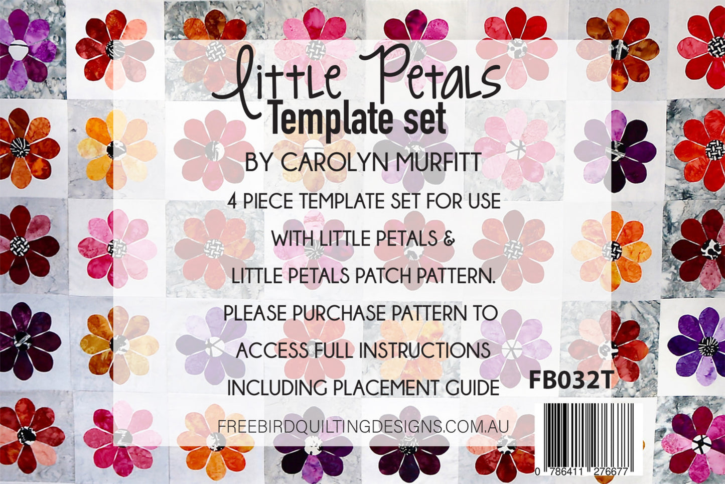 The Little Petals Template Set # FB032T - Special Order