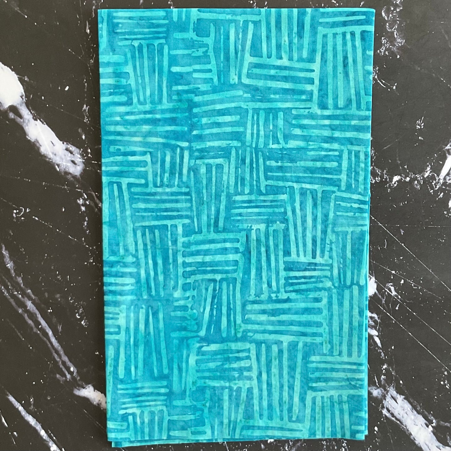 Splendor Quiltessentials 7 Batiks par Anthology Fabrics : Tissage Turquoise 444Q-4