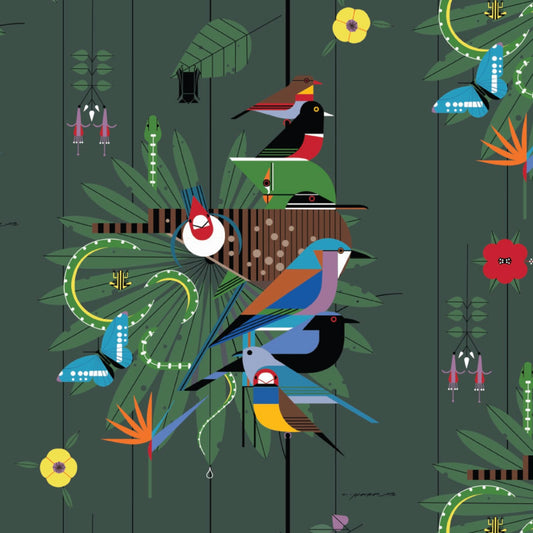 Pre-Order Charley Harper Discovery Place - Main Poplin CH-361