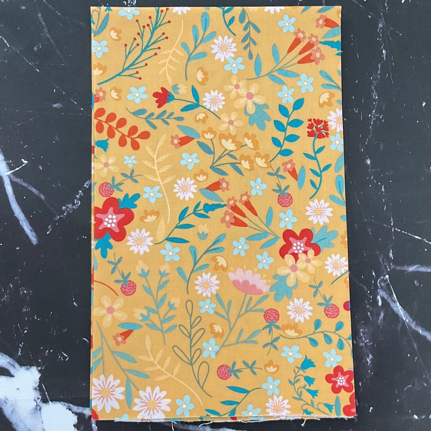 Mushroom Blooms by Poppie Cotton : Tossed Floral Yellow