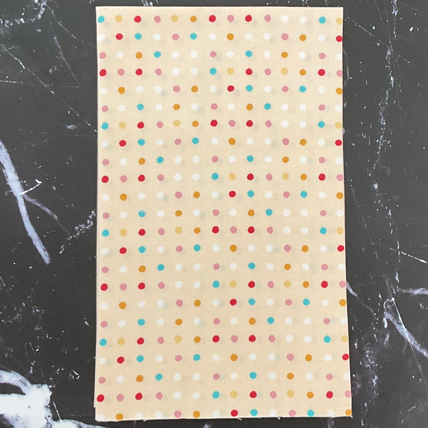 Mushroom Blooms by Poppie Cotton : Polkie Dots Cream