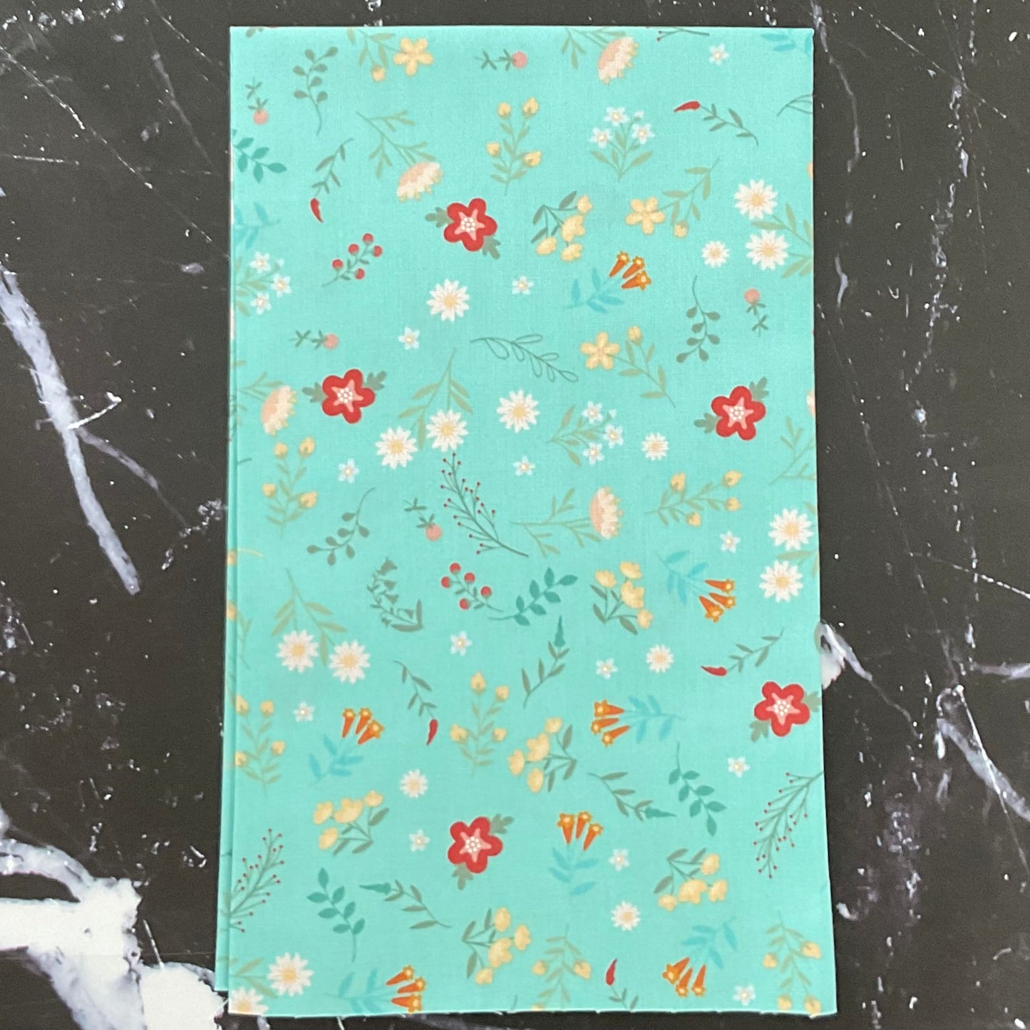 Mushroom Blooms by Poppie Cotton : Petals Teal