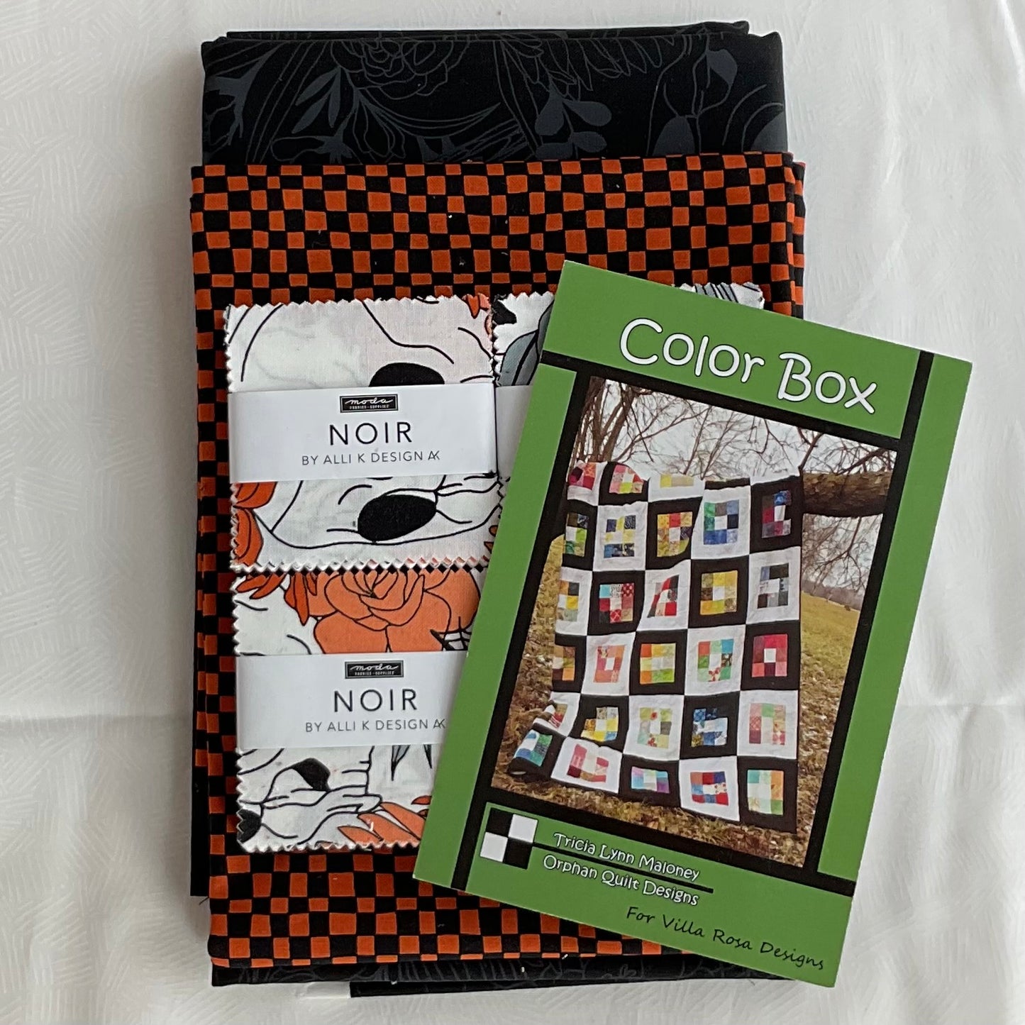 Color Box Quilt Kit featuring Noir by Alli K Designs