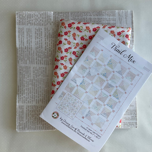 Trail Mix Quilt Kit featuring Linen Cupboard by Fig Tree & Co.