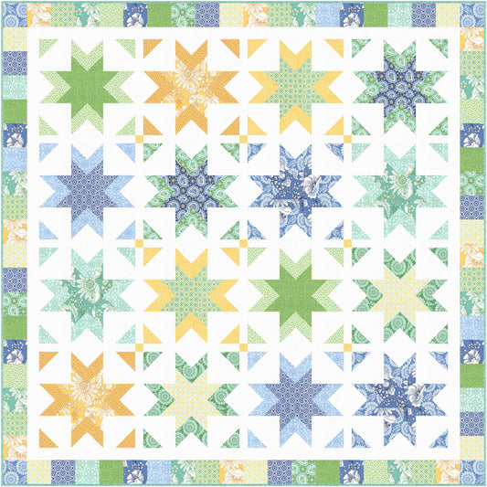 Sparklers Quilt Kit featuring Sunflowers in my Heart by Kate Spain