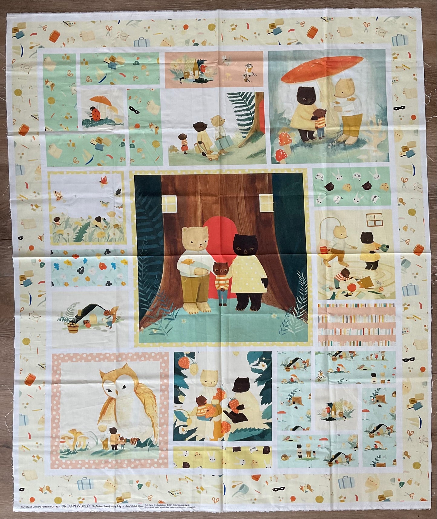 The Littlest Family’s Big Day by Emily Winfield Martin : Quilt Kit Bundle w/ Backing included