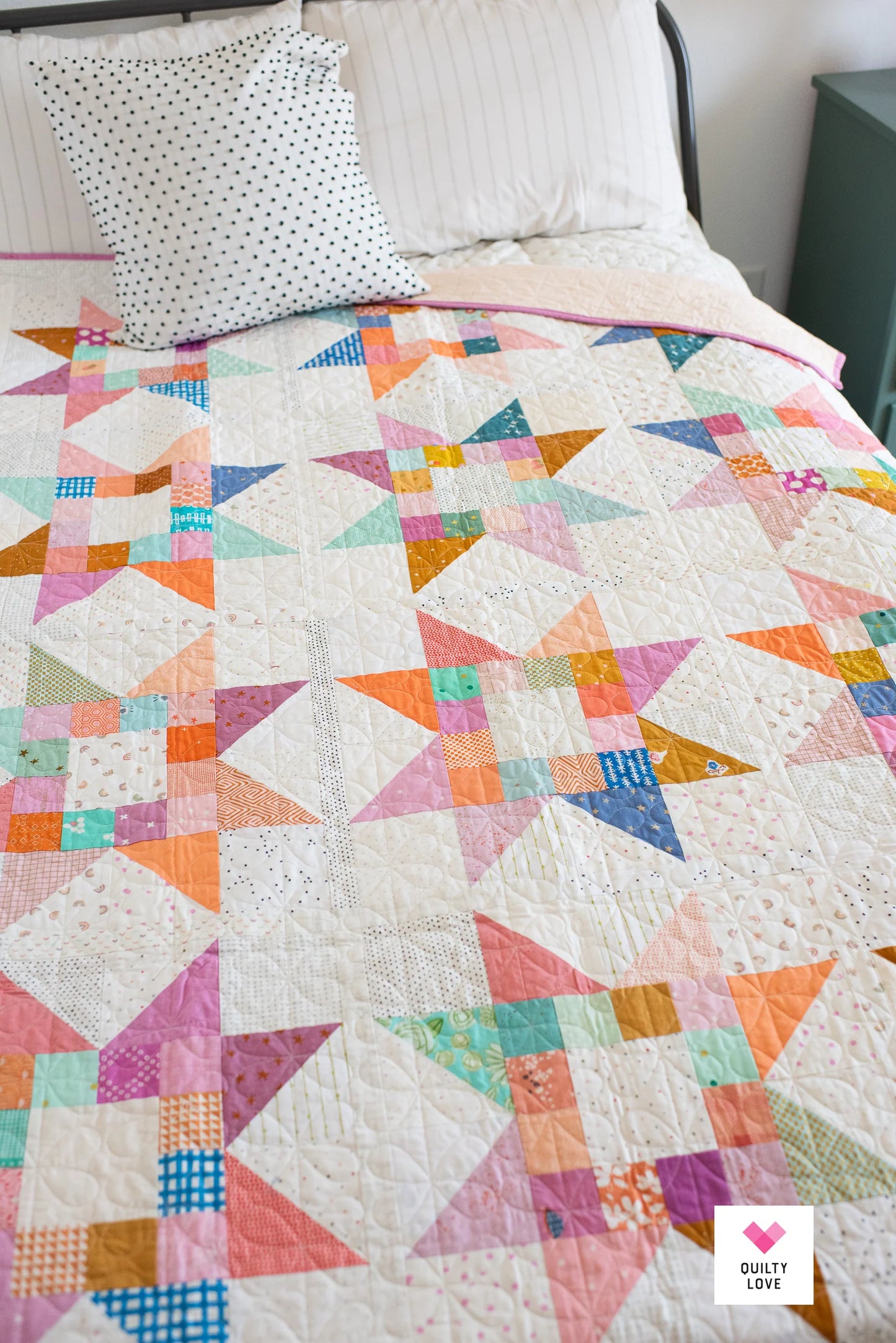 Modèle de courtepointe Quilty Stars par Quilty Love