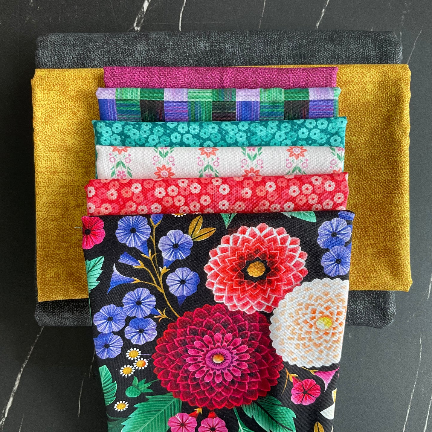 Imogen Quilt avec June par Laura C. Moyer : Kit de courtepointe