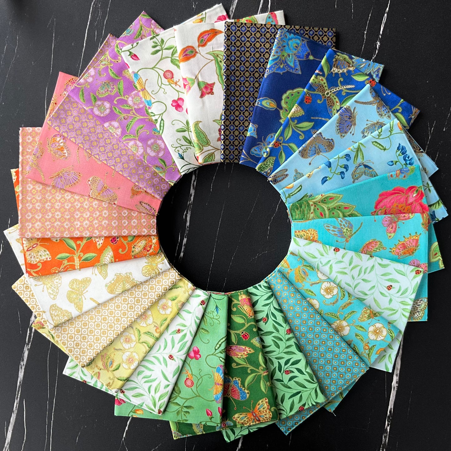 Parvaneh's Butterflies by Parvaneh Holloway- Fat Quarter Bundle