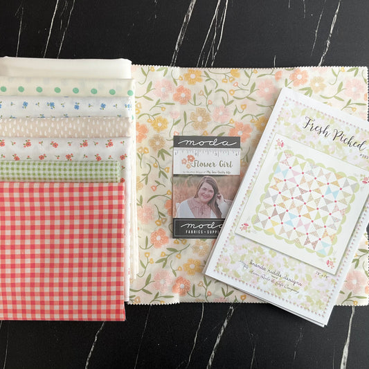 Fresh Picked Quilt Kit featuring Flower Girl by My Sew Quilty Life