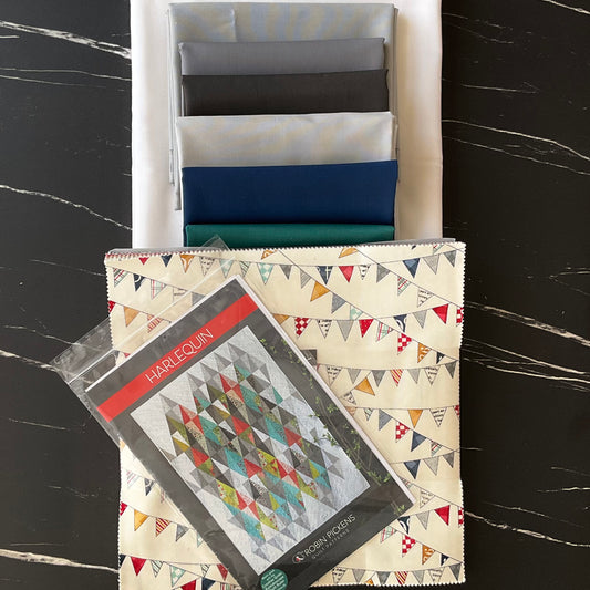 Harlequin Quilt Kit featuring Vintage by Sweetwater