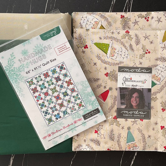 Handmade Hugs Quilt Kit featuring Cozy Wonderland by Fancy That Design House