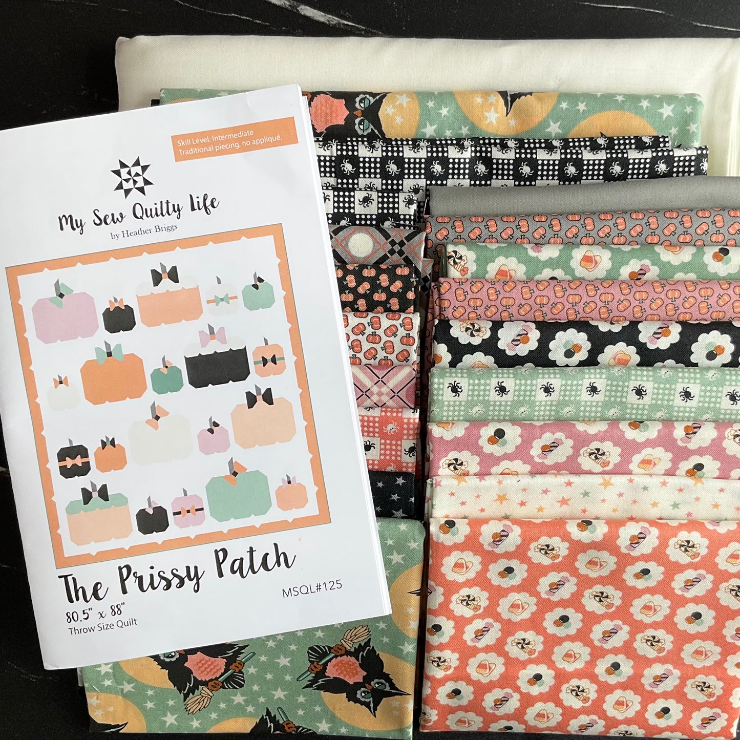 The Prissy Patch Quilt Kit featuring Owl O Ween by Urban Chiks - Two Colorways to Choose From