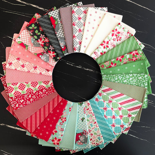 Kitty Christmas par Urban Chiks : Fat Quarter Bundle