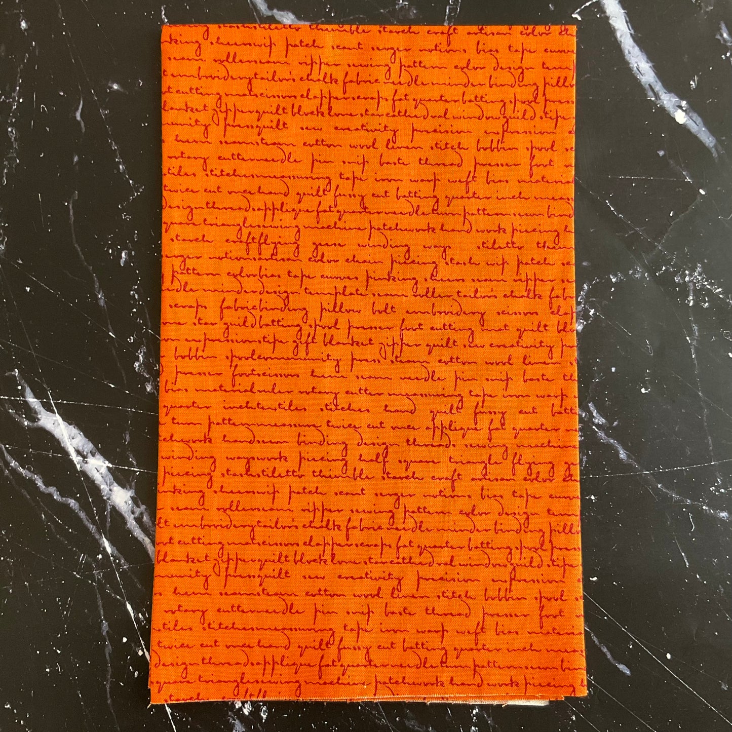 Scrawl by Giucy Giuce : Quilty Words Tangerine A-1214-O