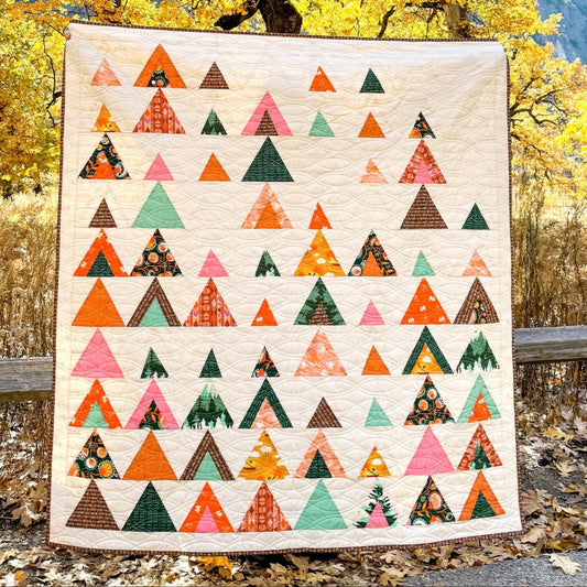 Mod Mountains Quilt Kit featuring Lakelife by Jessica Swift