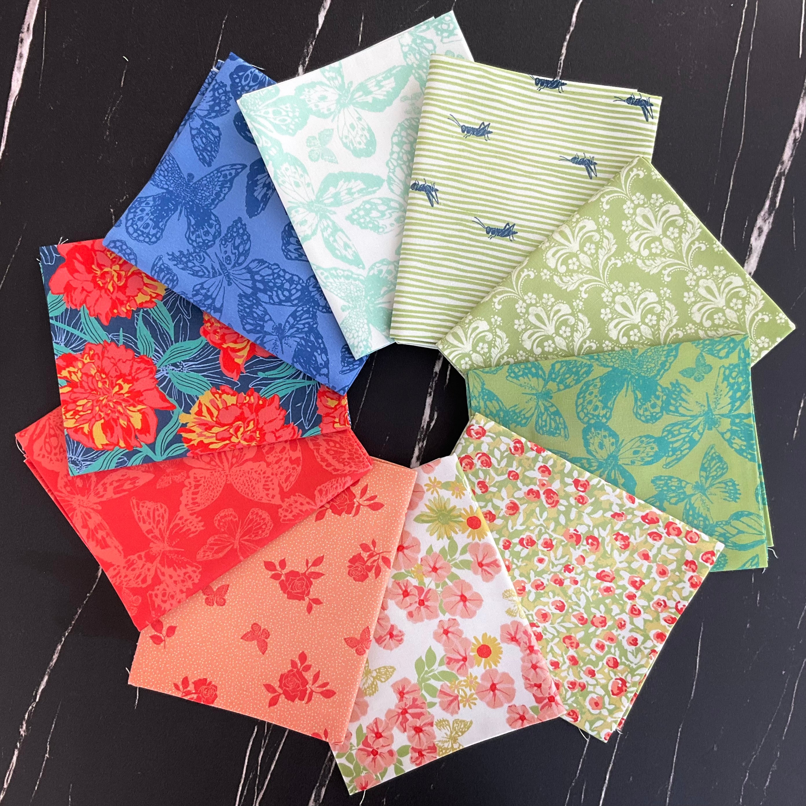 Garden Society fat quarter bundle by Crystal Manning of hotsell Moda