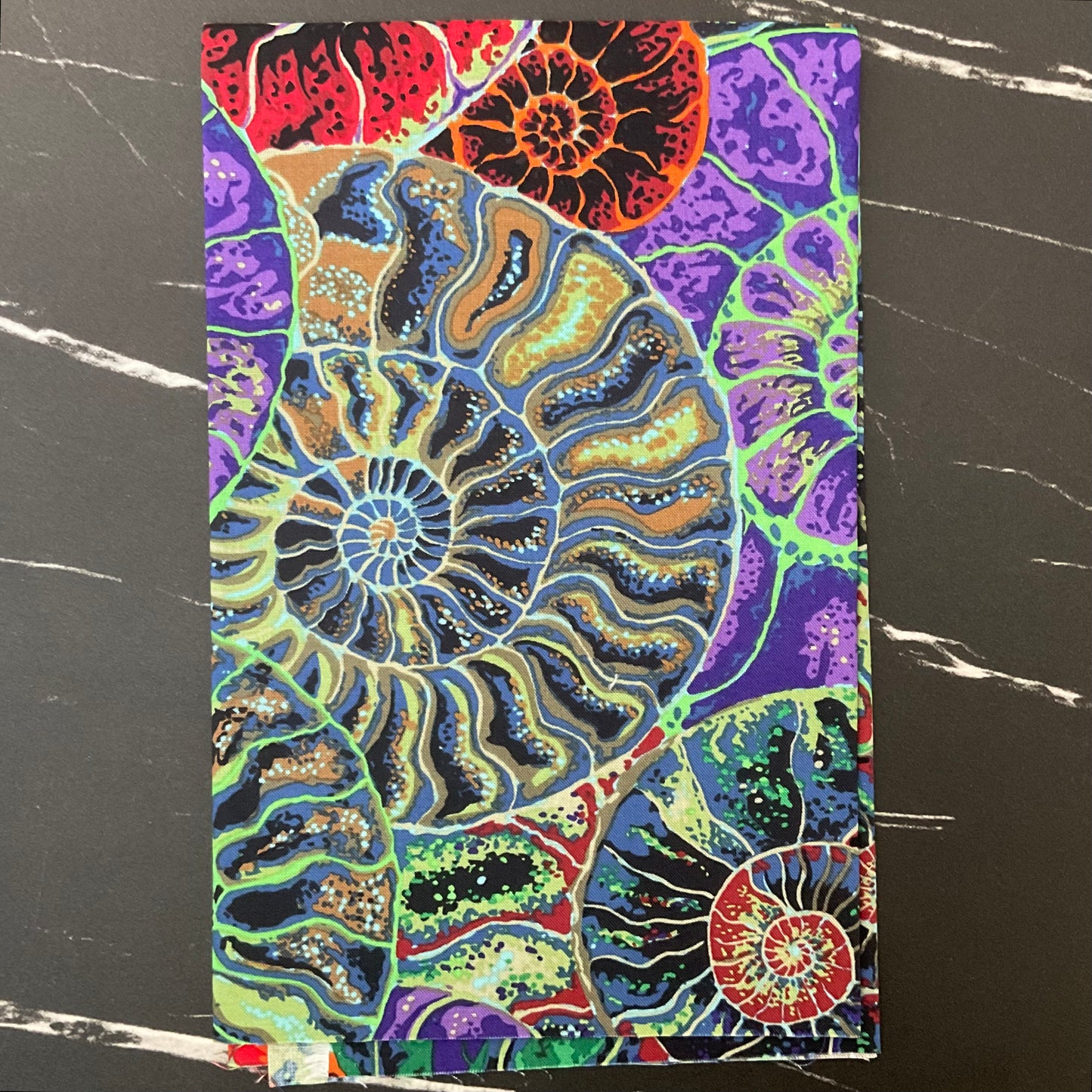 Kaffe Fassett Collective August 2024 - Ammonites Dark PWPJ128.DARK