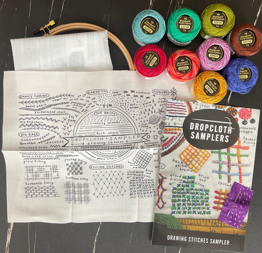 Dropcloth Samplers - Drawing Stitches