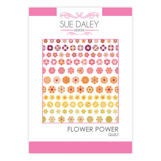 Flower Power Quilt Pattern # PSD-FLOWERPOWER - Special Order