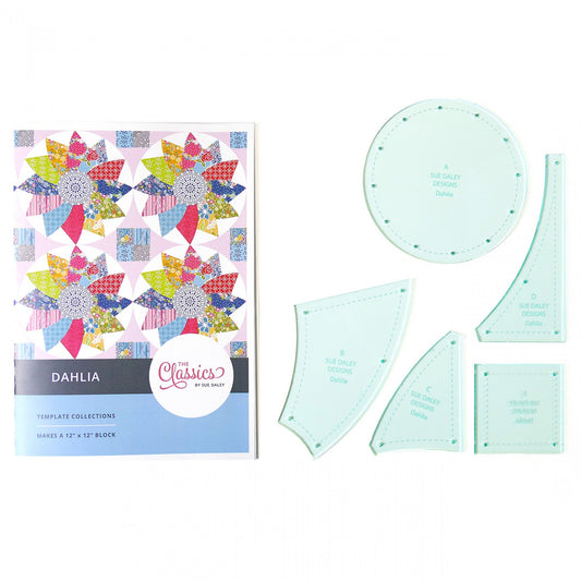 Dahlia Block Classics Template Set # CL101-DLH - Special Order