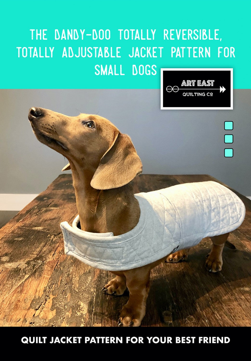 Dandy Doo Jacket Pattern for Small Dogs # AEQCJS0219 - Special Order