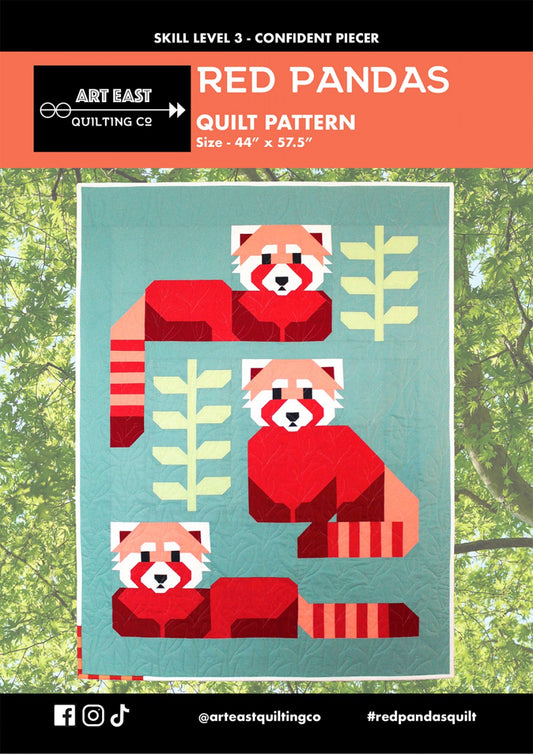 Red Pandas Quilt Pattern # AEQCRP0322 - Special Order