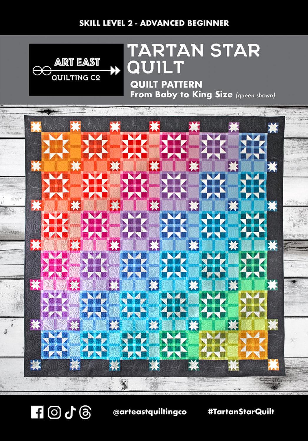 Tartan Star Quilt Pattern # AETS1123 - Special Order