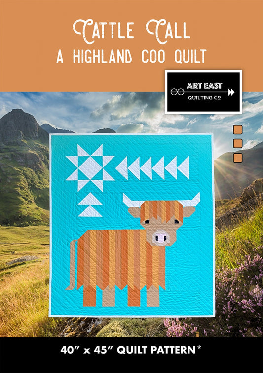 Cattle Call - a Highland Coo Quilt Pattern # AEQCCC0921 - Special Order