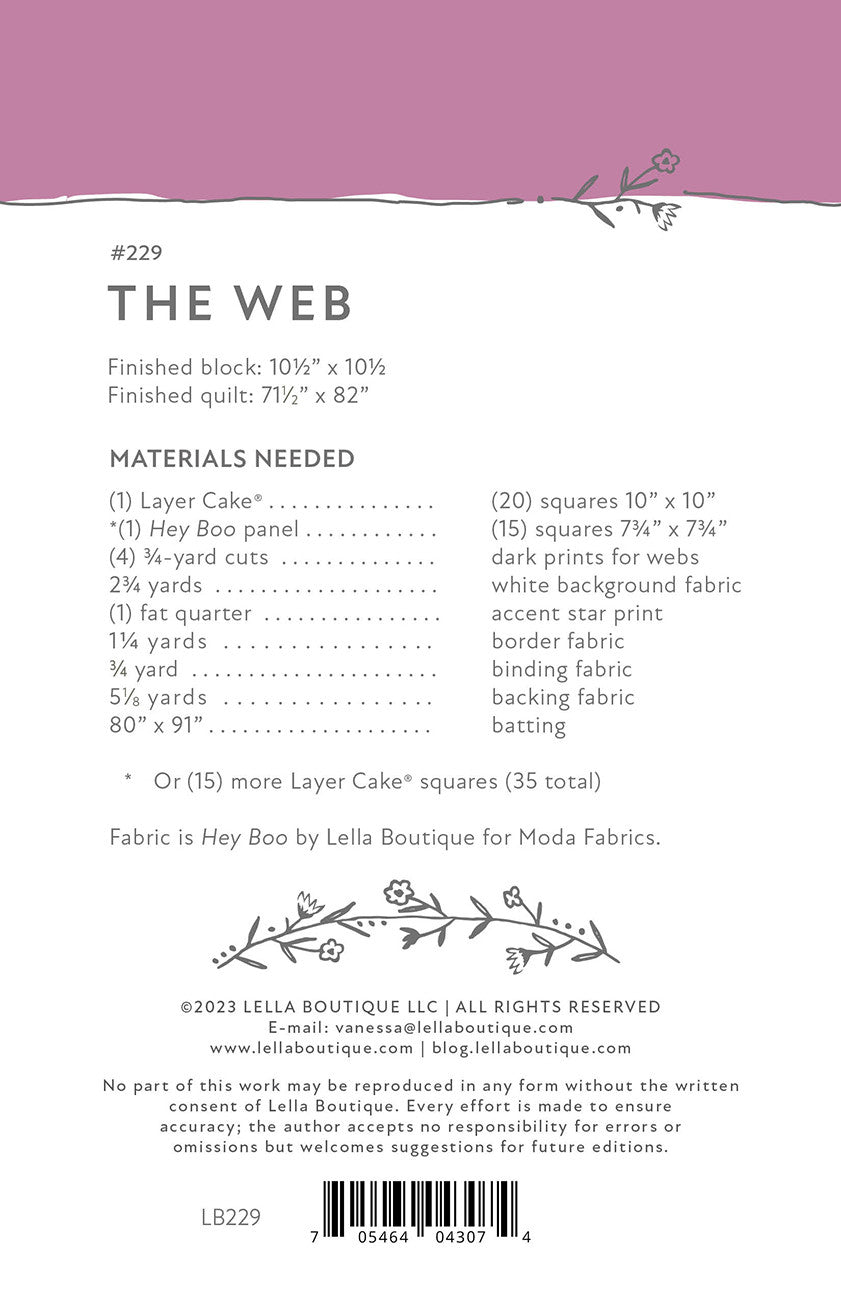 The Web # LB229 - Special Order