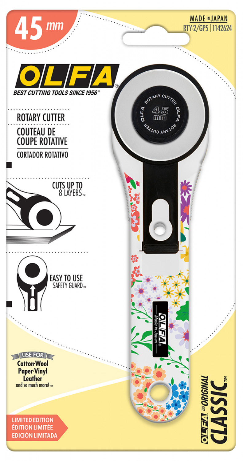 45mm Printed Handle Rotary Cutter # 1142624 - Special Order