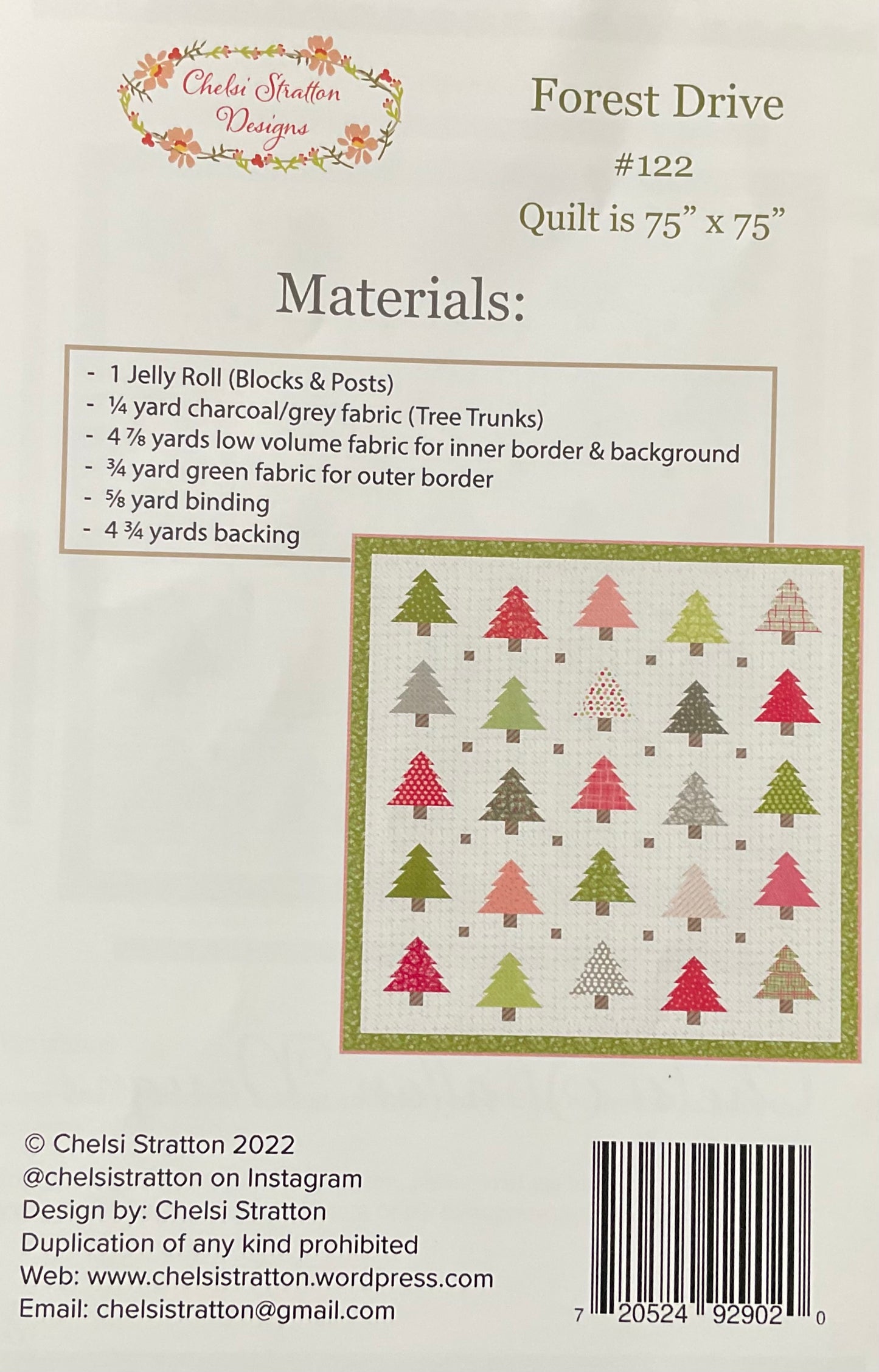 Forest Drive Quilt Kit featuring Ruby Star Society Fabrics