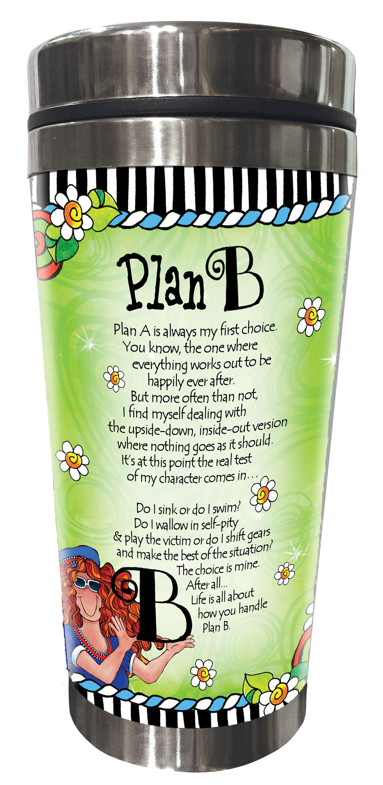 Plan B Stainless Steel Tumbler # SS544ST - Special Order