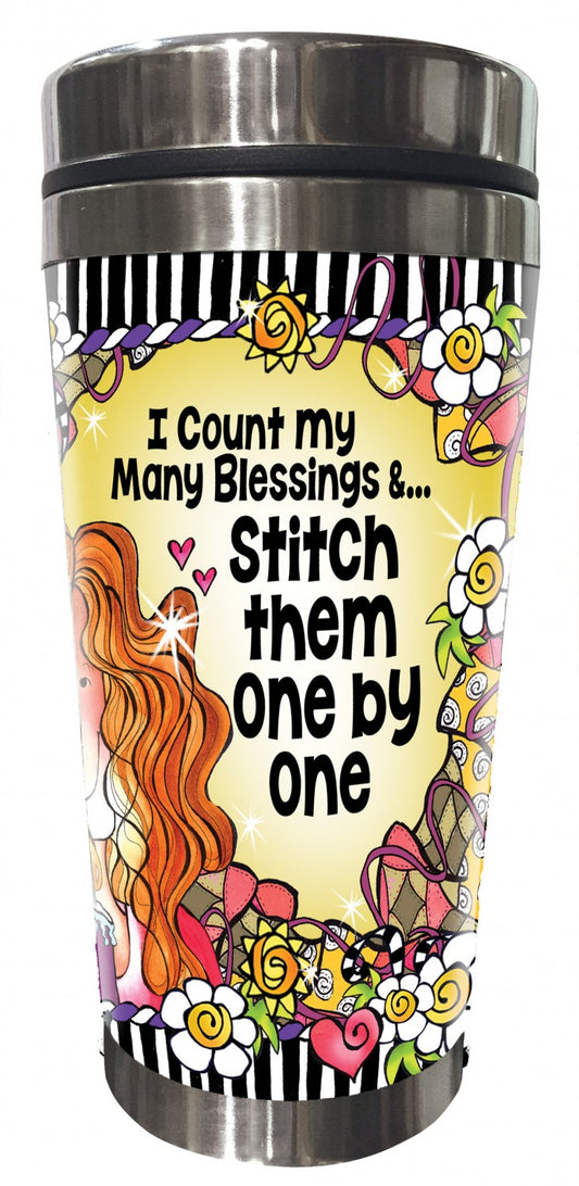 Many Blessings Stainless Steel Tumbler # SS274ST - Special Order