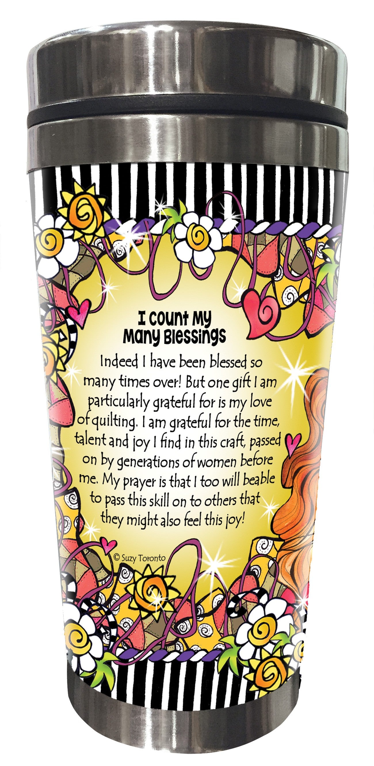 Many Blessings Stainless Steel Tumbler # SS274ST - Special Order