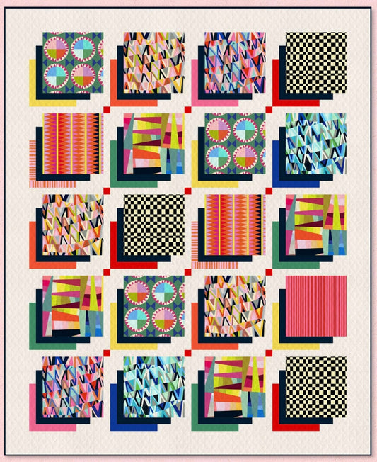 Kaleidoscope by Annabel Wrigley : Three Ply Quilt Kit